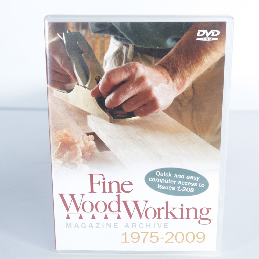 DVD-ROM Fine Woodworking Complete Magazine Archive Collection 1975-2009